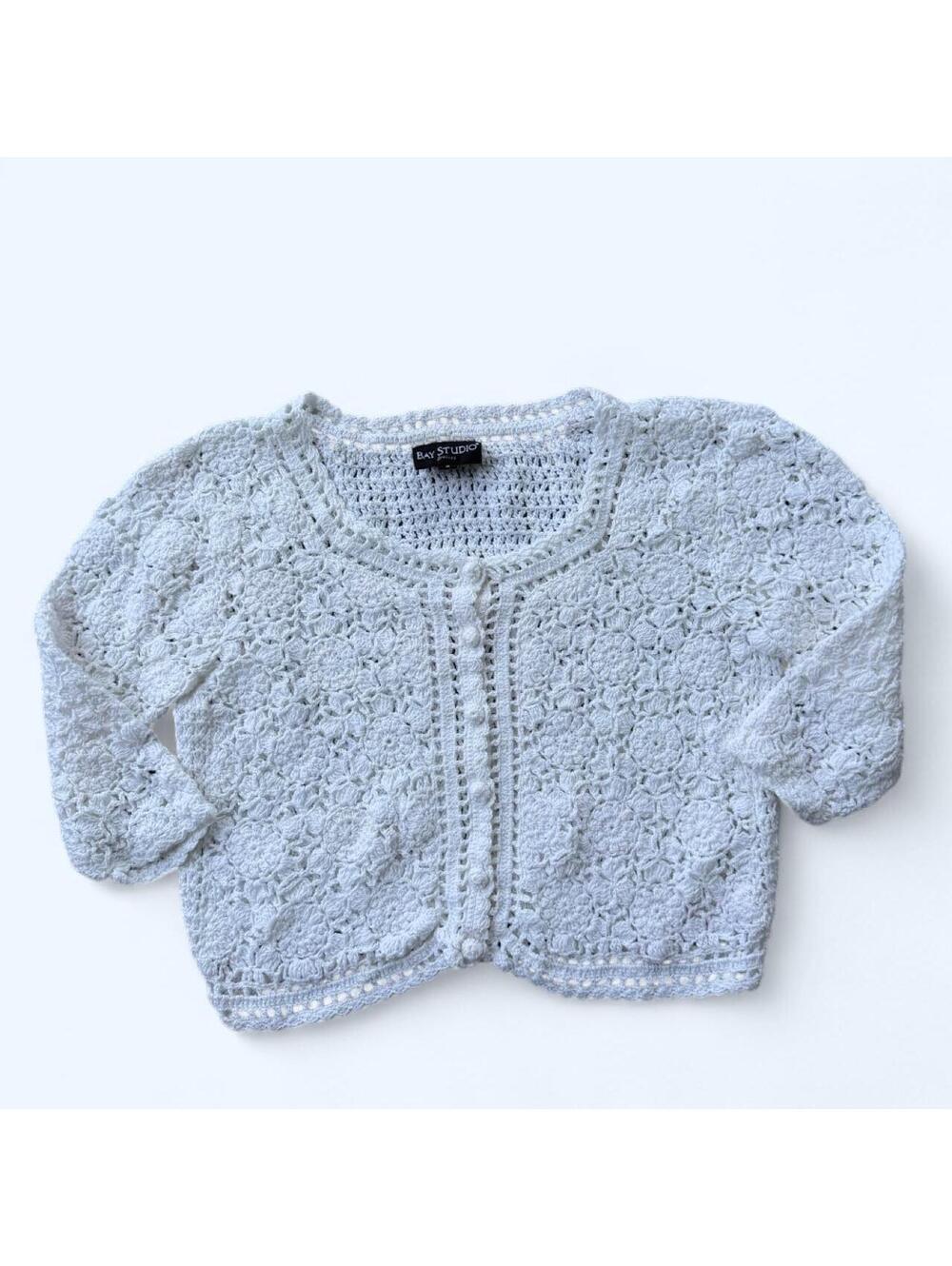 Women's White Cardigan